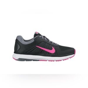 Nike Women's Dart 12 Black and Pink Running Shoes Black EUC Size 8